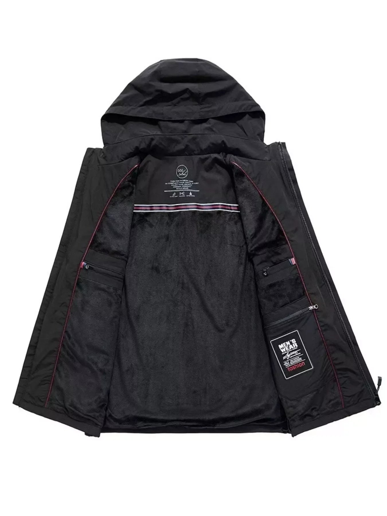 Coastal Plus Size Hooded Zip Vest With Stretch - Southern Shores Clothing
