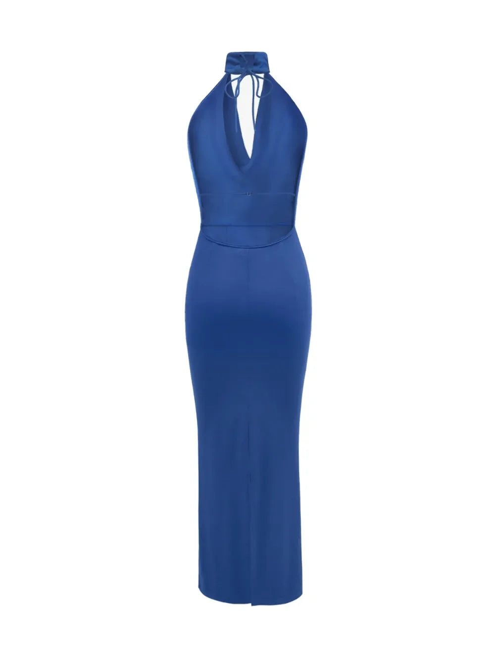 Elegant Backless Lace Up Sleeveless Maxi Dress - Southern Shores Clothing