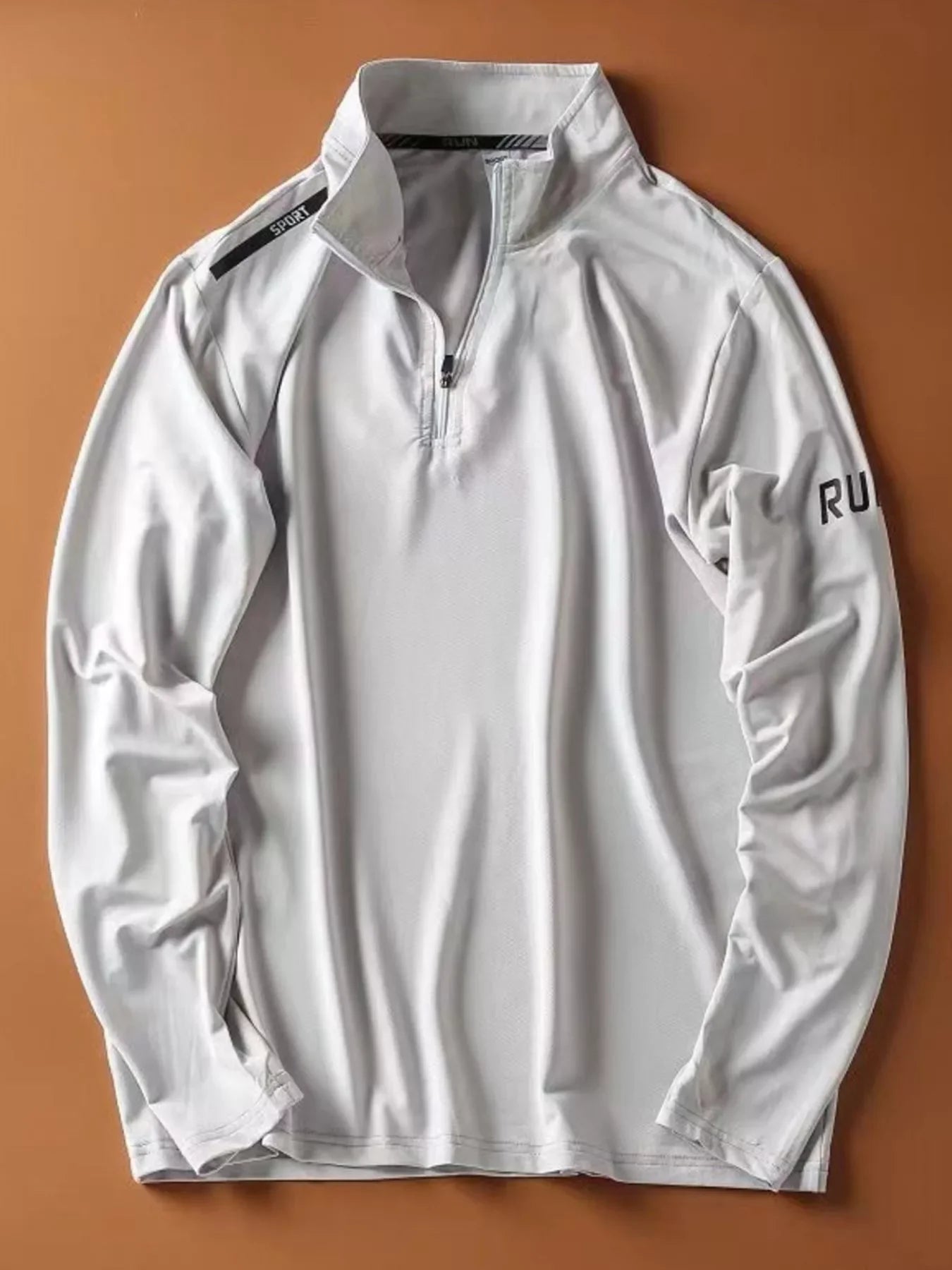 Plus Size Quarter-Zip Long Sleeve Sweatshirt - Southern Shores Clothing