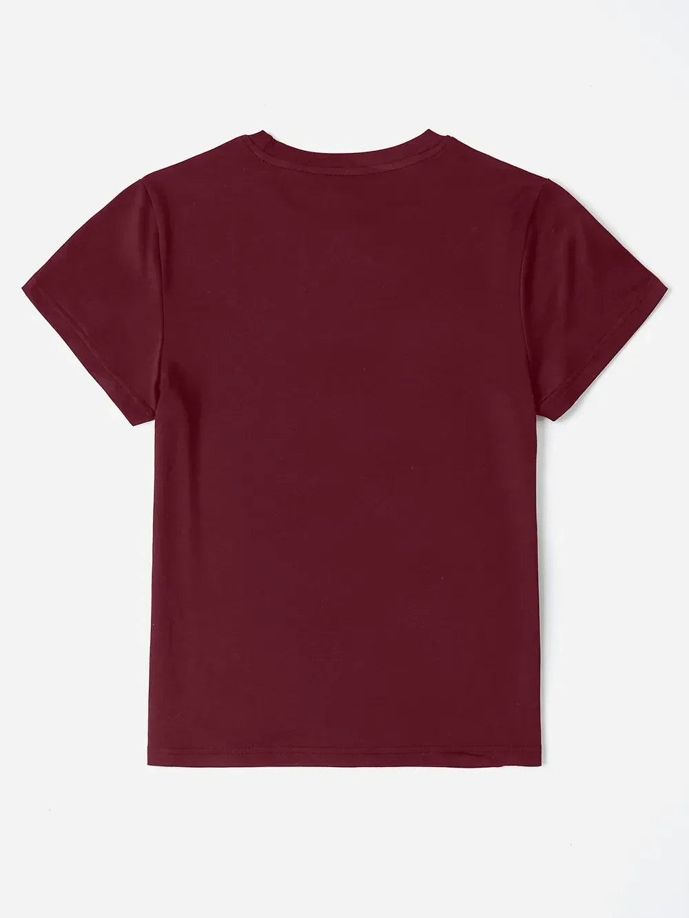 Letter Graphic Round Neck Short Sleeve T-Shirt - Southern Shores Clothing