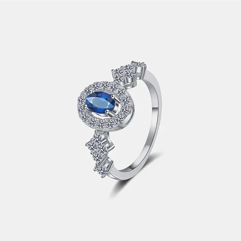 Sterling Silver Moissanite Ring 0.5 Carat - Southern Shores Clothing