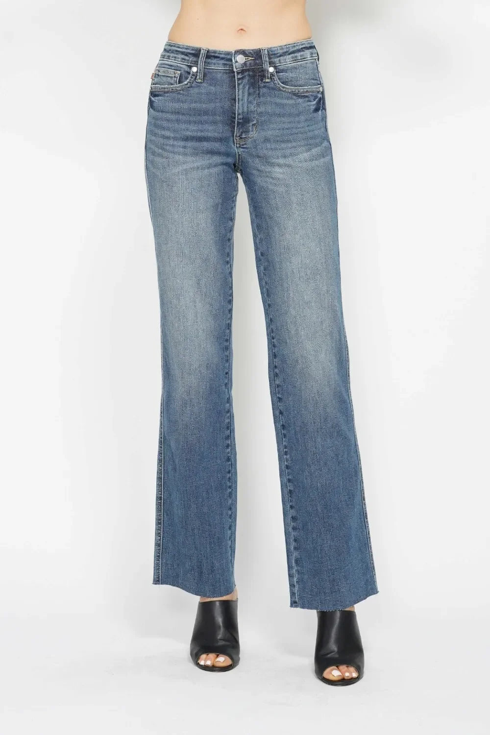Tummy Control Straight Jeans Slimming Fit - Southern Shores Clothing