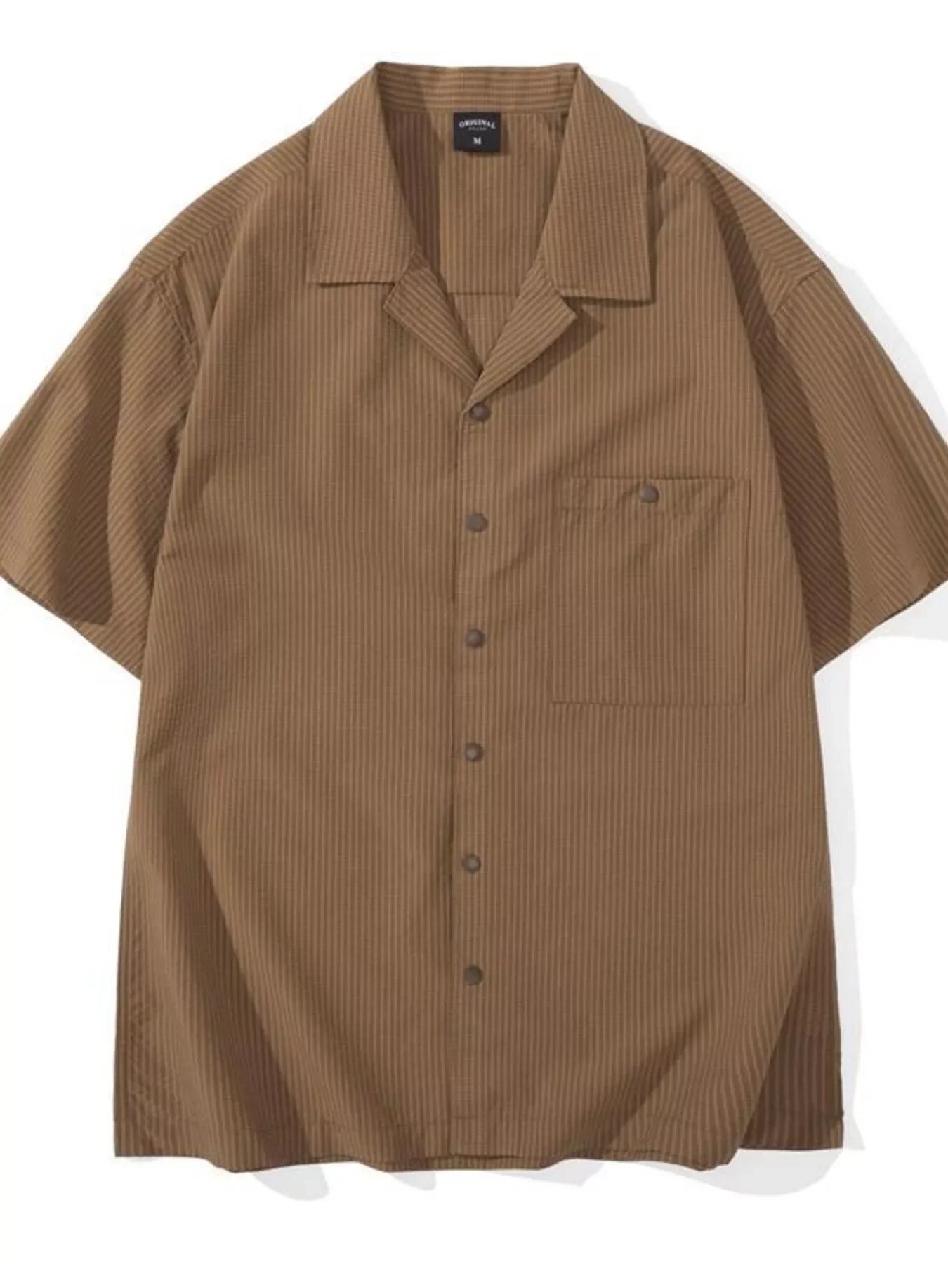 Plus Size Casual Short Sleeve Shirt With Button Front Pocket - Southern Shores Clothing