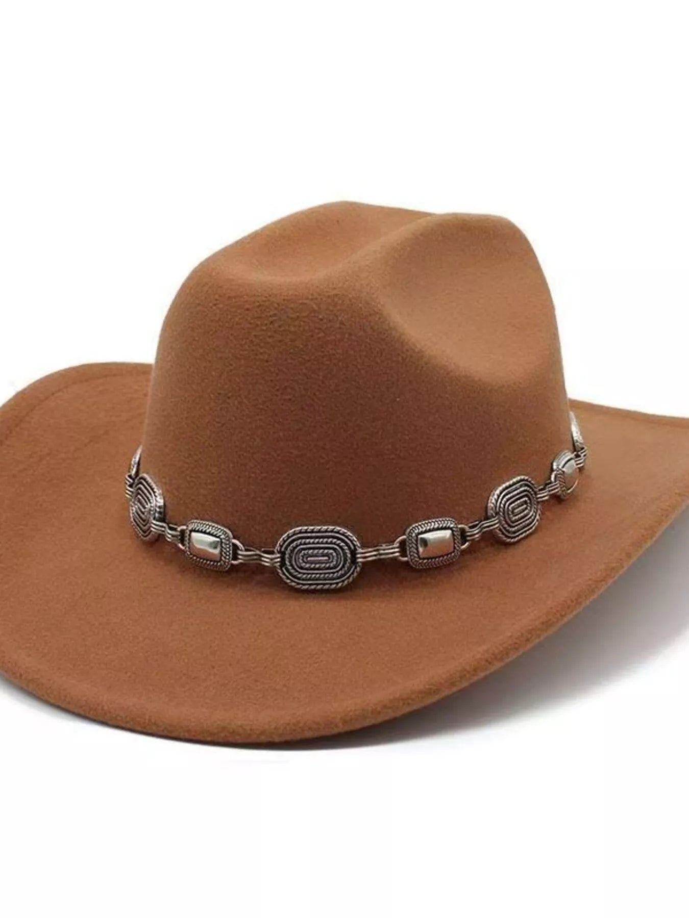 One Size Cotton Polyester Cowboy Hat Imported