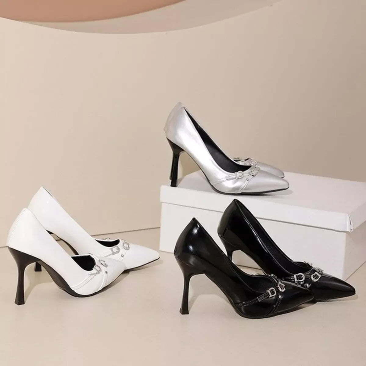 Elegant Point Toe High Heel Pumps For Formal Wear - Southern Shores Clothing
