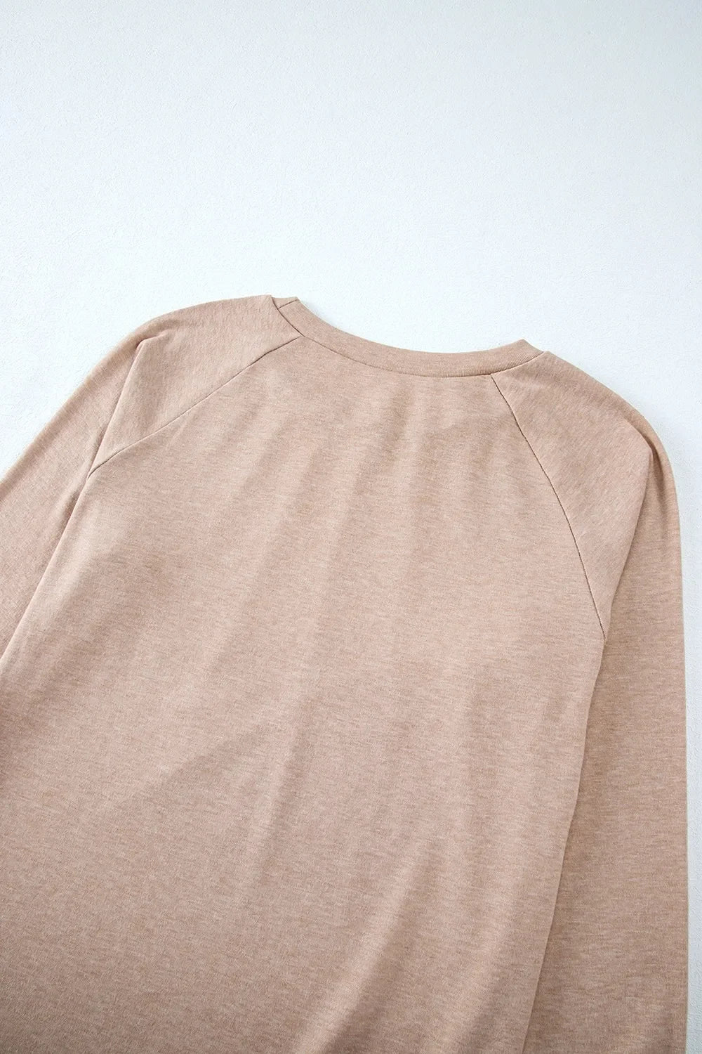 Texture Round Neck Long Sleeve T-Shirt - Southern Shores Clothing