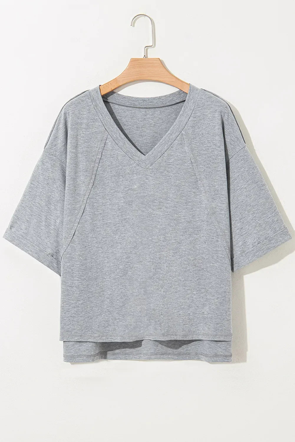 Oversized Raglan V-Neck T-Shirt Half Sleeve - Southern Shores Clothing