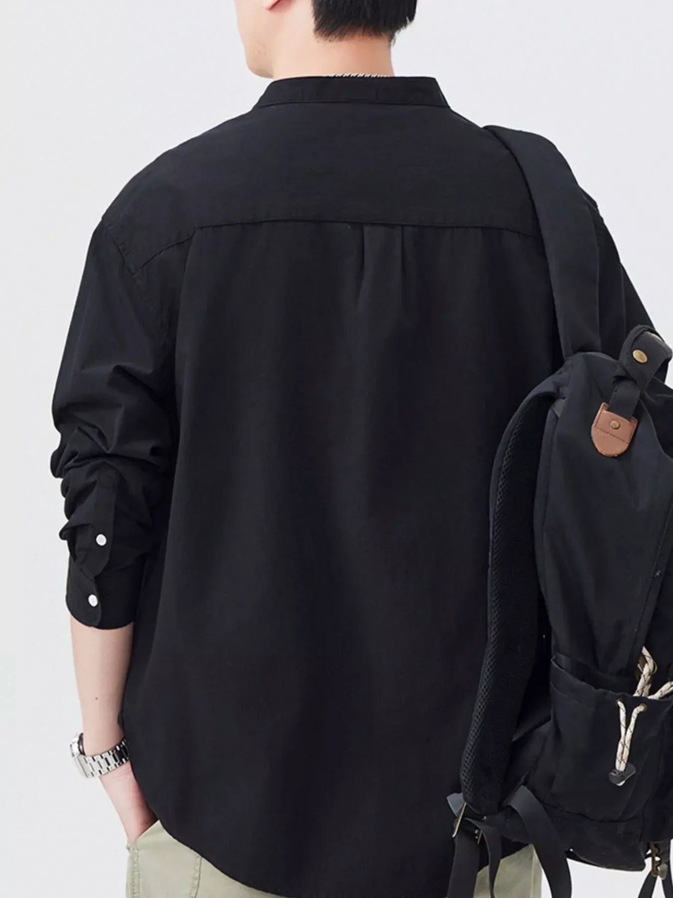 Plus Size Cotton Button Up Long Sleeve Shirt - Southern Shores Clothing