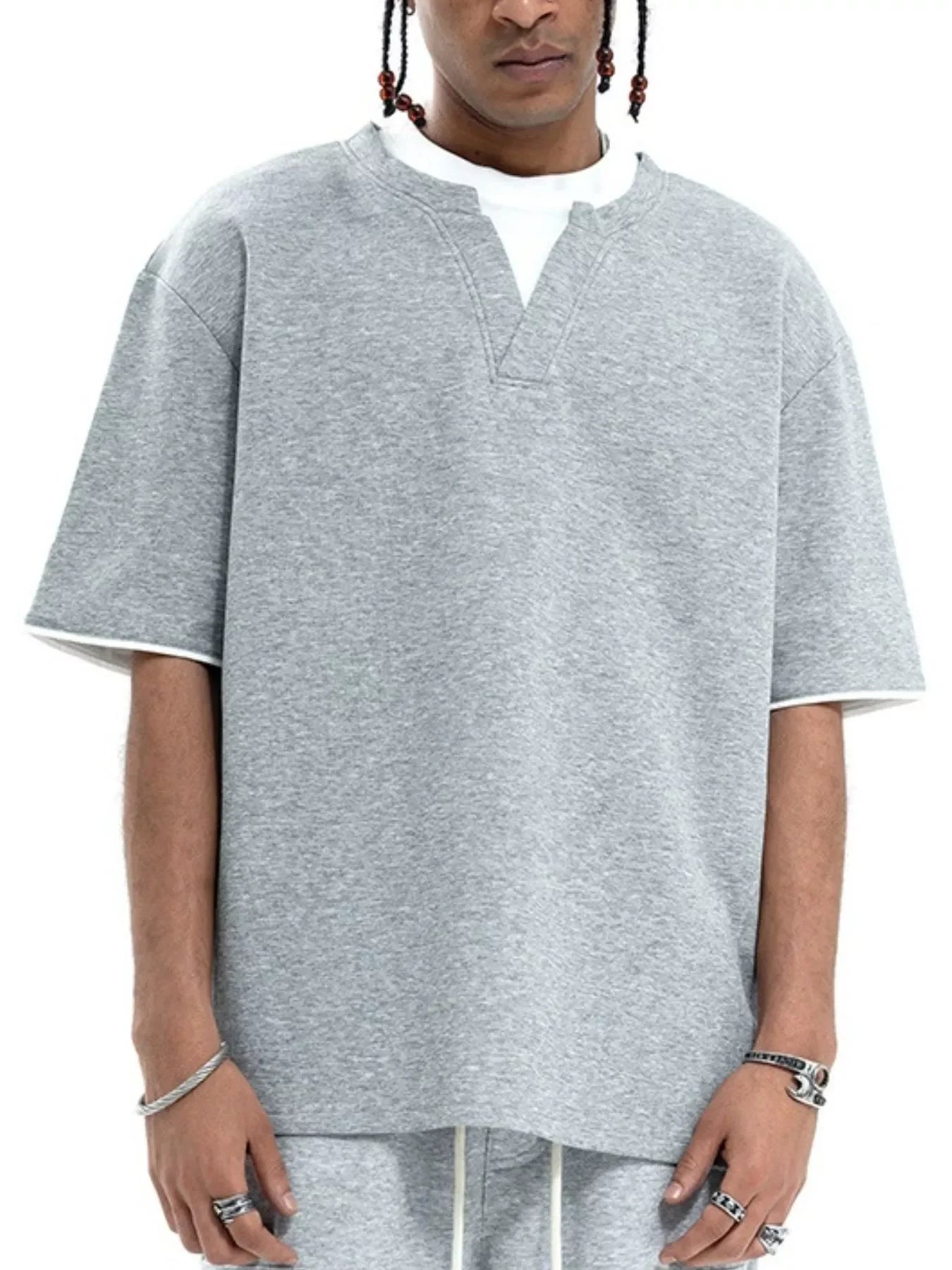 Stretch Short Sleeve T Shirt With Contrast Trim - Southern Shores Clothing