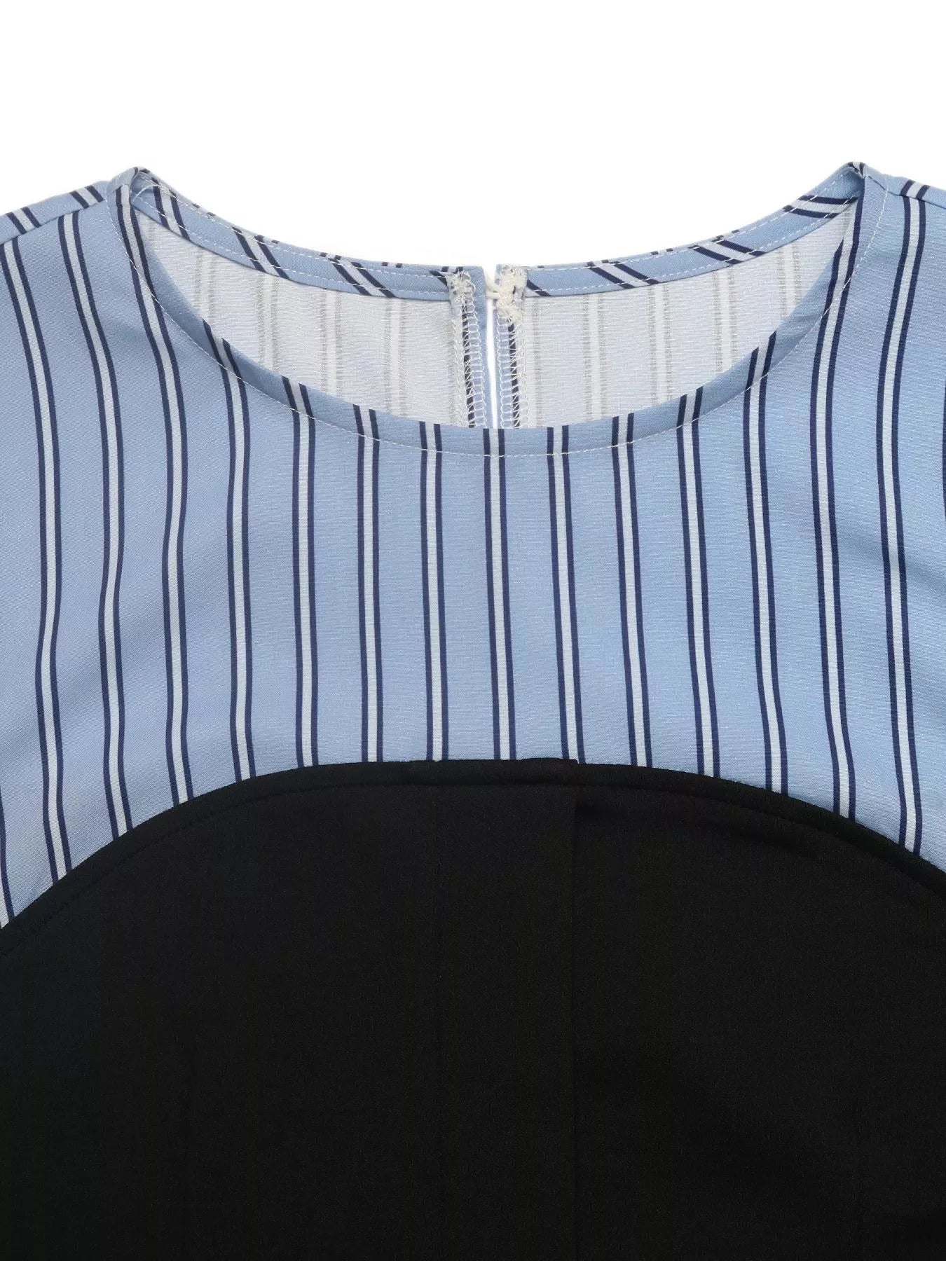 Striped Long Sleeve Buttoned Blouse With Bow Tie - Southern Shores Clothing