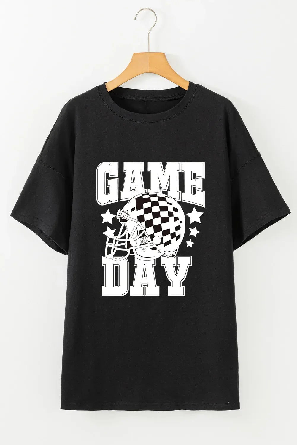 Game Day Round Neck Short Sleeve Stretch T Shirt - Southern Shores Clothing