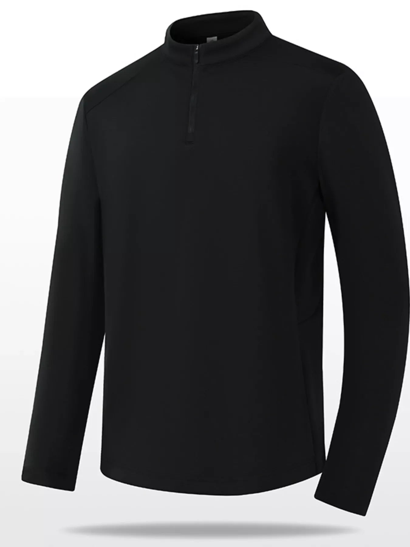 Plus Size Quarter Zip Sweatshirt With Stretch Material - Southern Shores Clothing