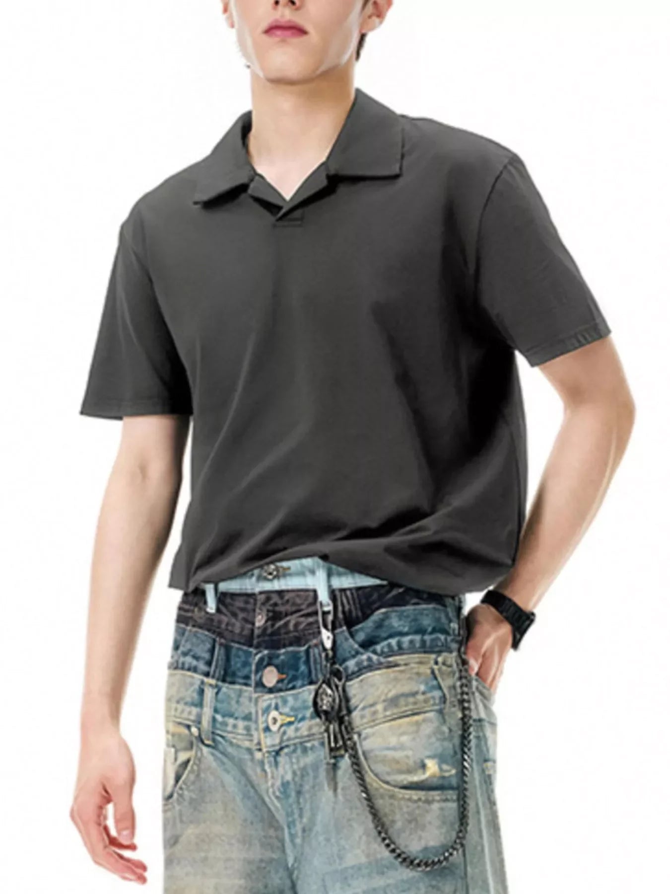Classic Fit Stretch Polo Shirt For Casual Outings - Southern Shores Clothing