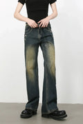 Durable Bootcut Denim Jeans With Pockets - Southern Shores Clothing