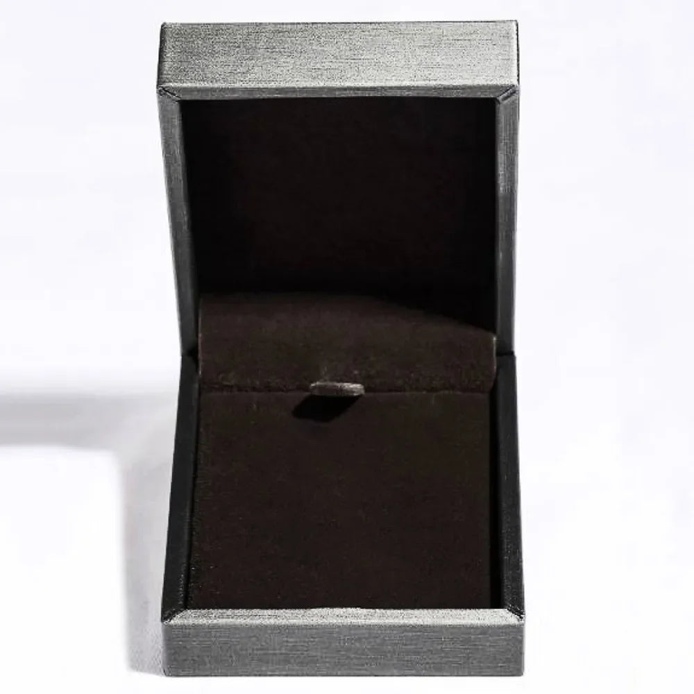 1 Carat Round Cut Moissanite Sterling Silver Necklace