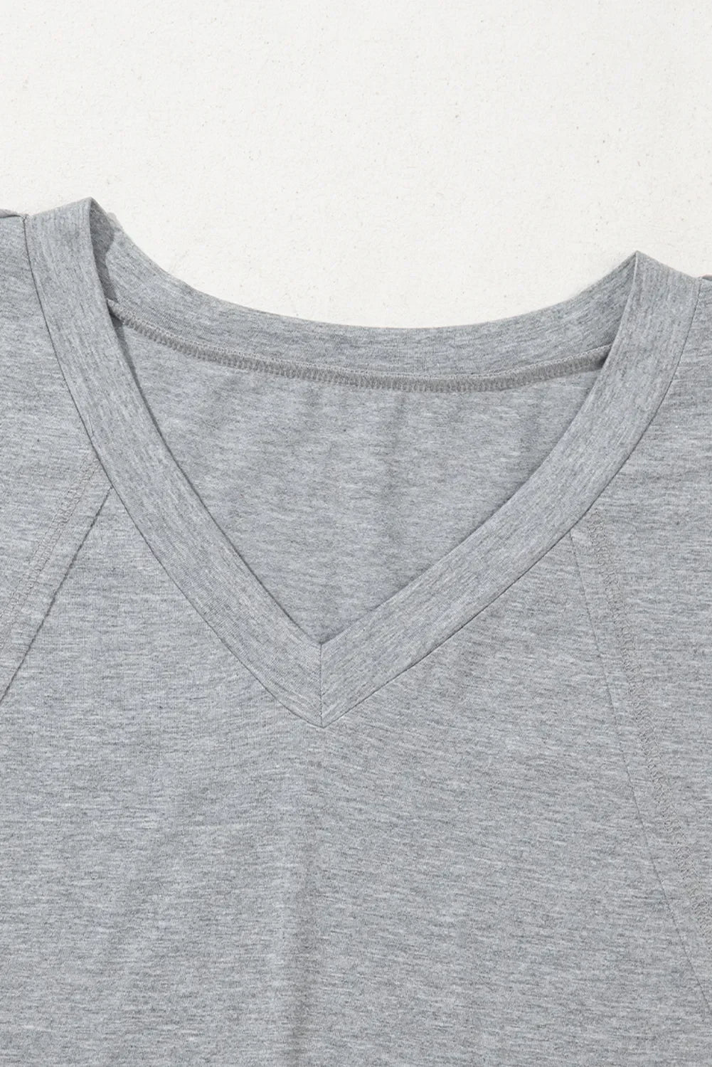 Oversized Raglan V-Neck T-Shirt Half Sleeve - Southern Shores Clothing