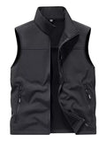Cozy Coastal Plus Size Fleece Lined Zip Up Vest - Southern Shores Clothing