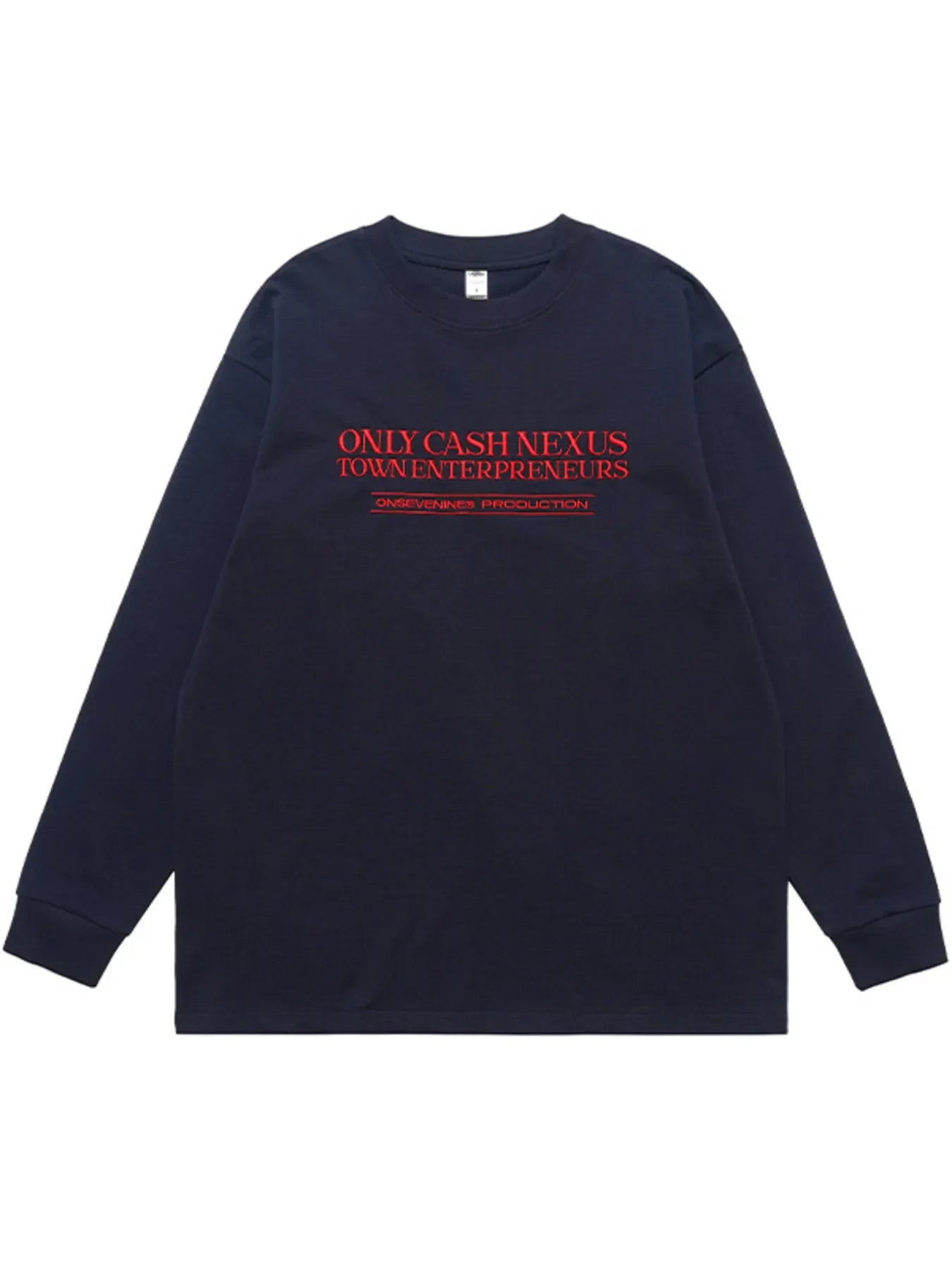 Letter Long Sleeve Stretch Tee Cotton Blend - Southern Shores Clothing