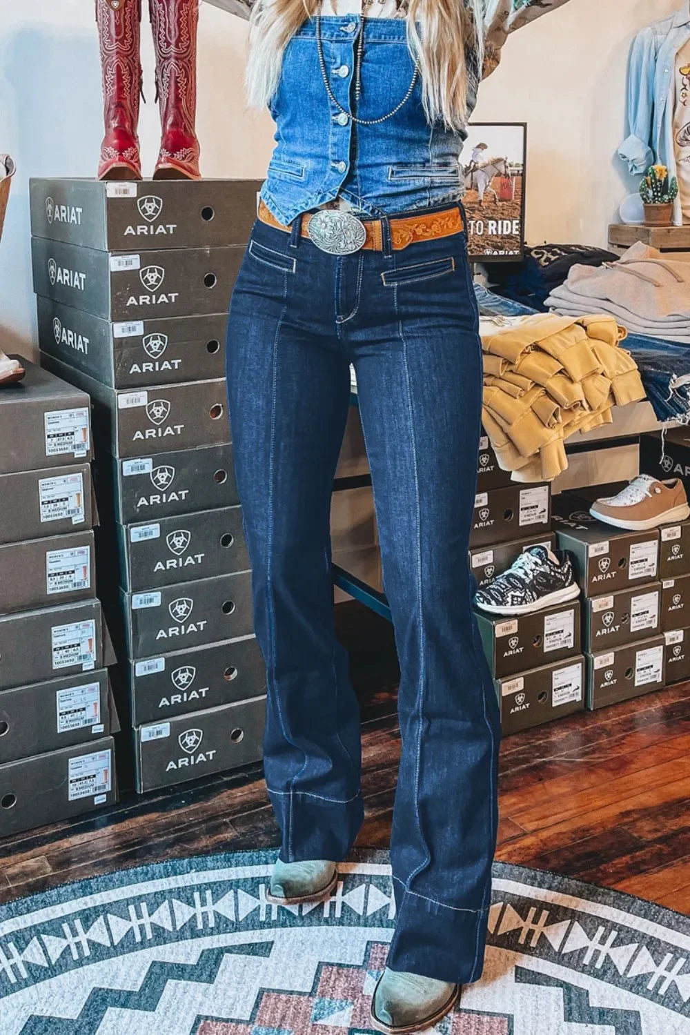 Coastal Straight Jeans With Center Seam Classic Fit - Southern Shores Clothing