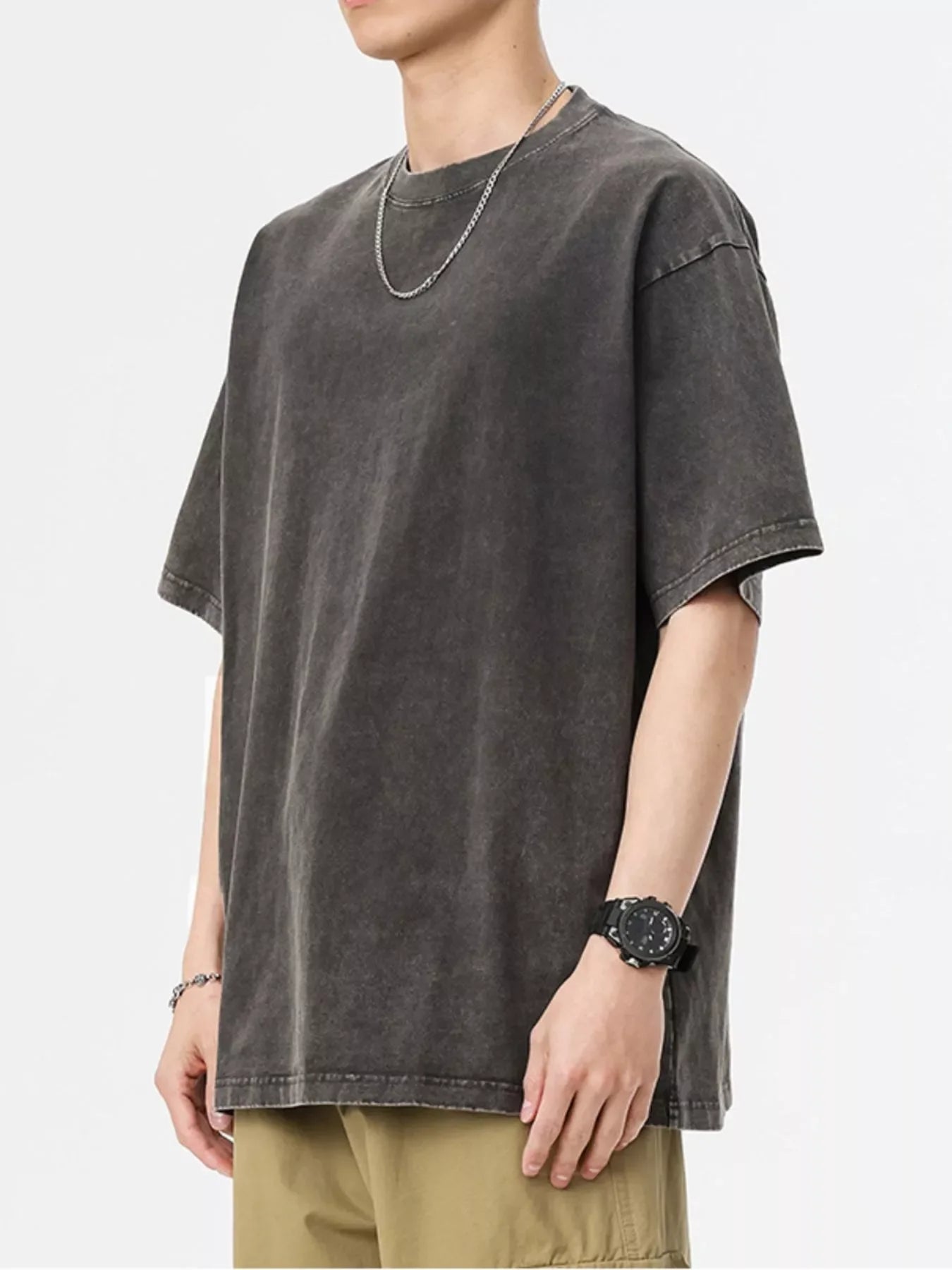 Oversized Vintage Washed Cotton T Shirt Top - Southern Shores Clothing