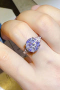 5 Carat Moissanite Sterling Silver Ring Everyday Wear - Southern Shores Clothing