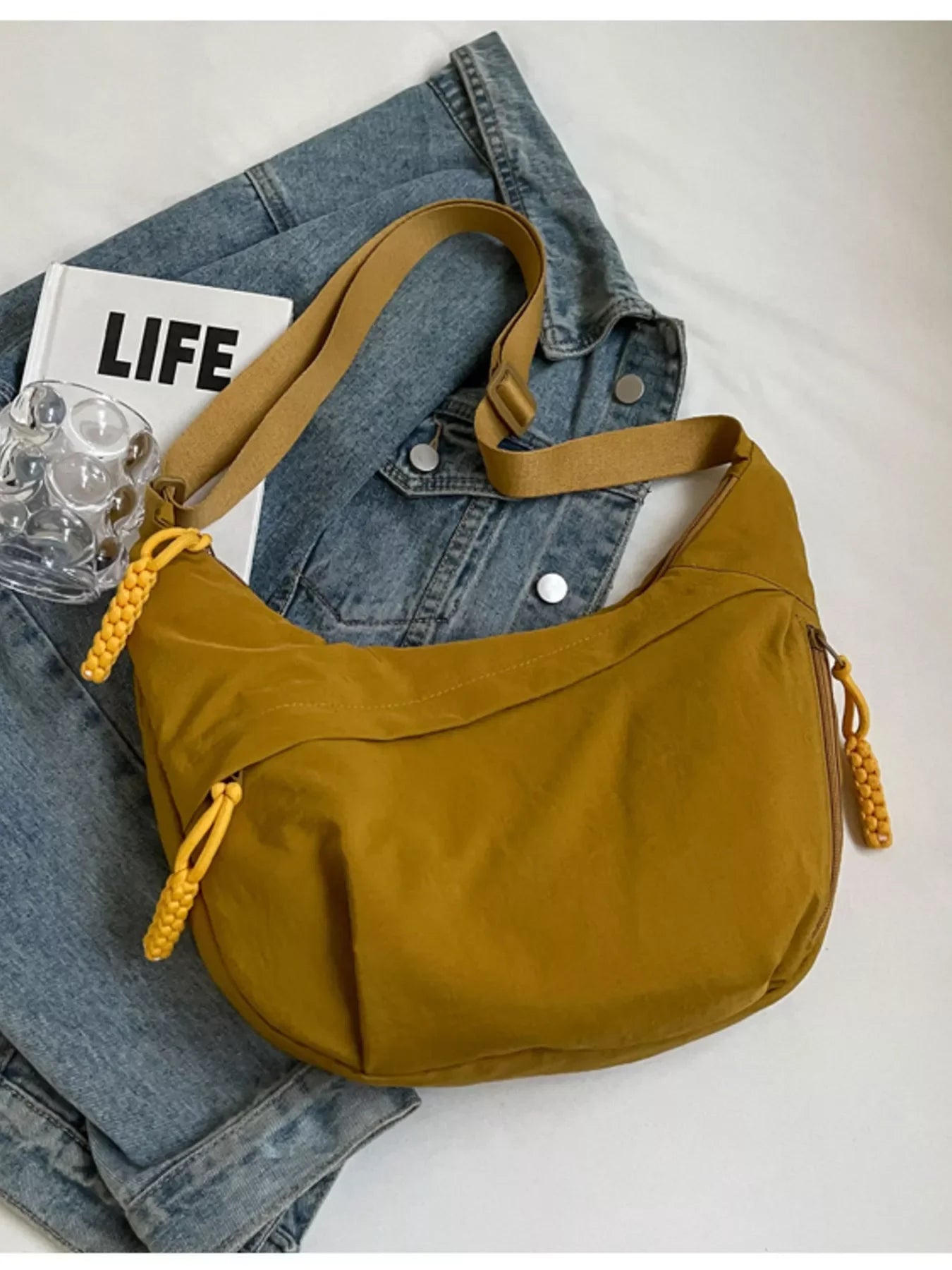 Casual Lightweight Polyester Crossbody Bag - Southern Shores Clothing