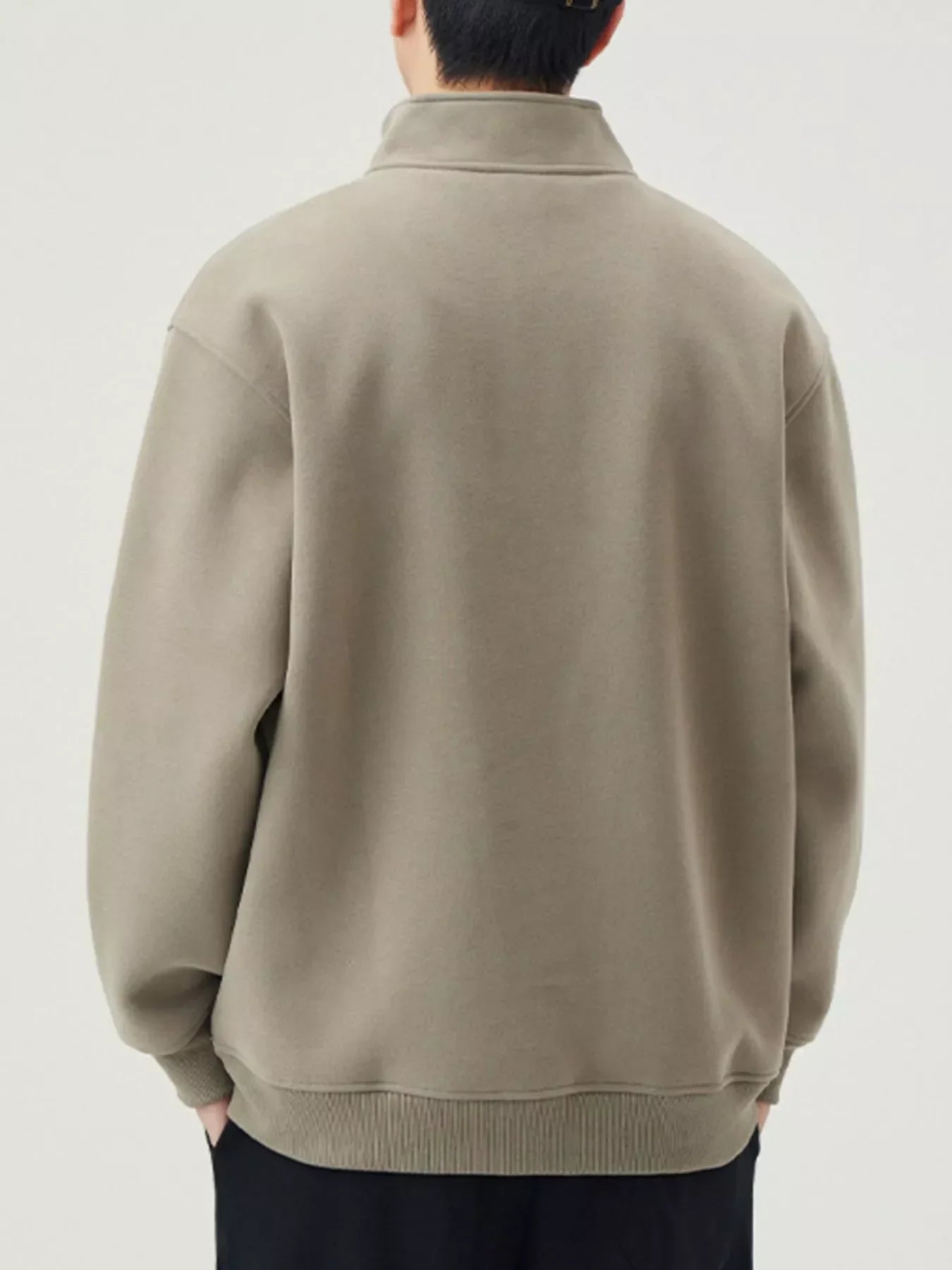 Plus Size Long Sleeve Cotton Spandex Button Sweatshirt - Southern Shores Clothing