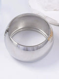 18K Gold-Plated Wide Band Adjustable Cuff Bracelet - Southern Shores Clothing