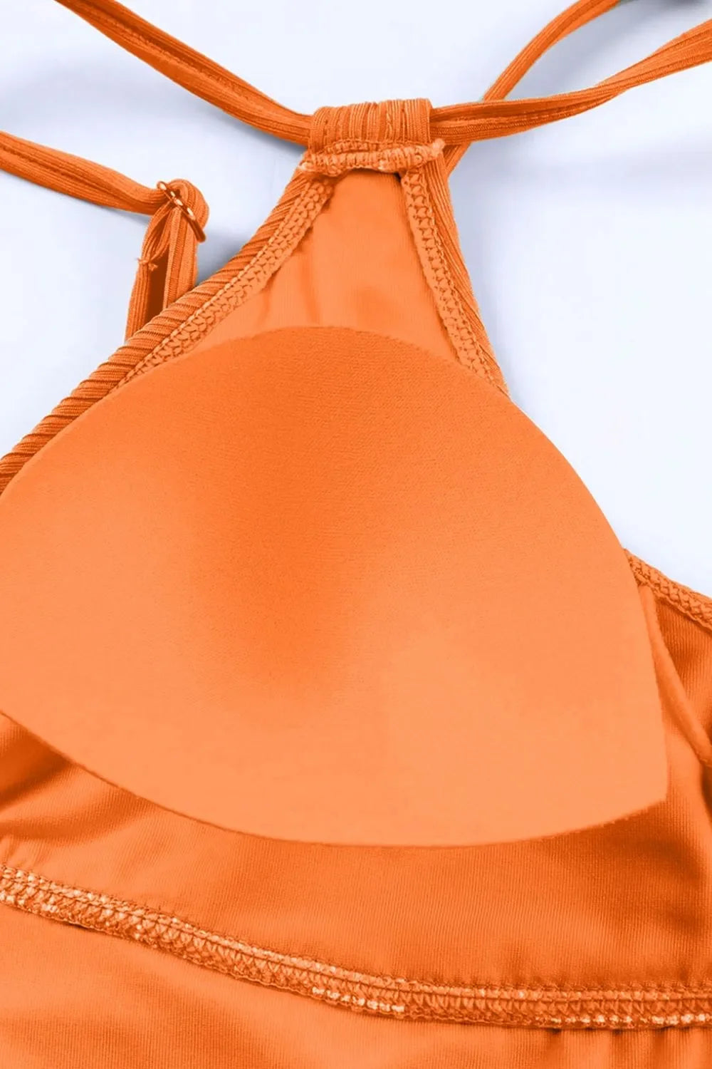 Padded Drawstring Plunge One Piece Swimsuit - Southern Shores Clothing
