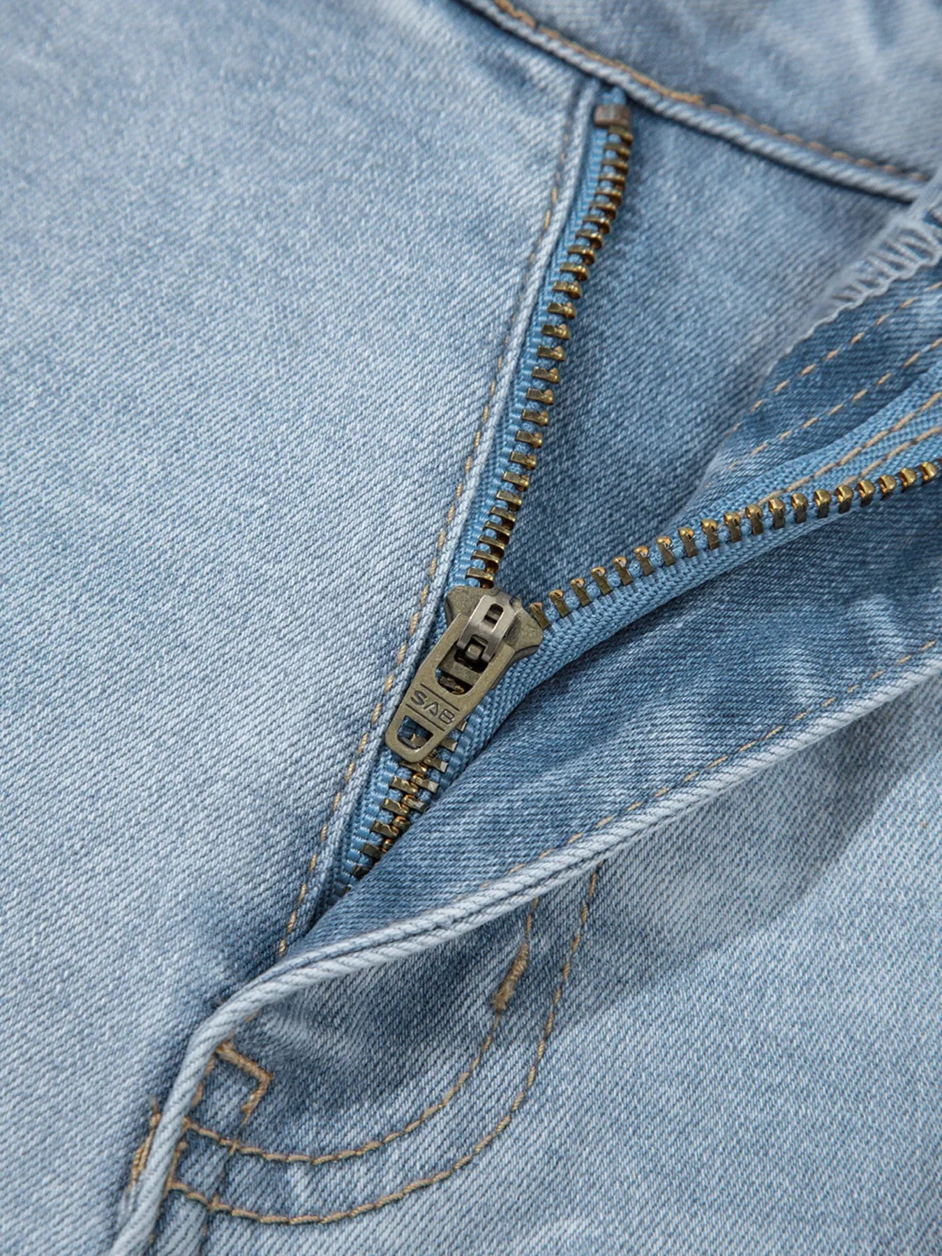 Coastal Distressed Skinny Jeans Mid Rise Ankle Length - Southern Shores Clothing
