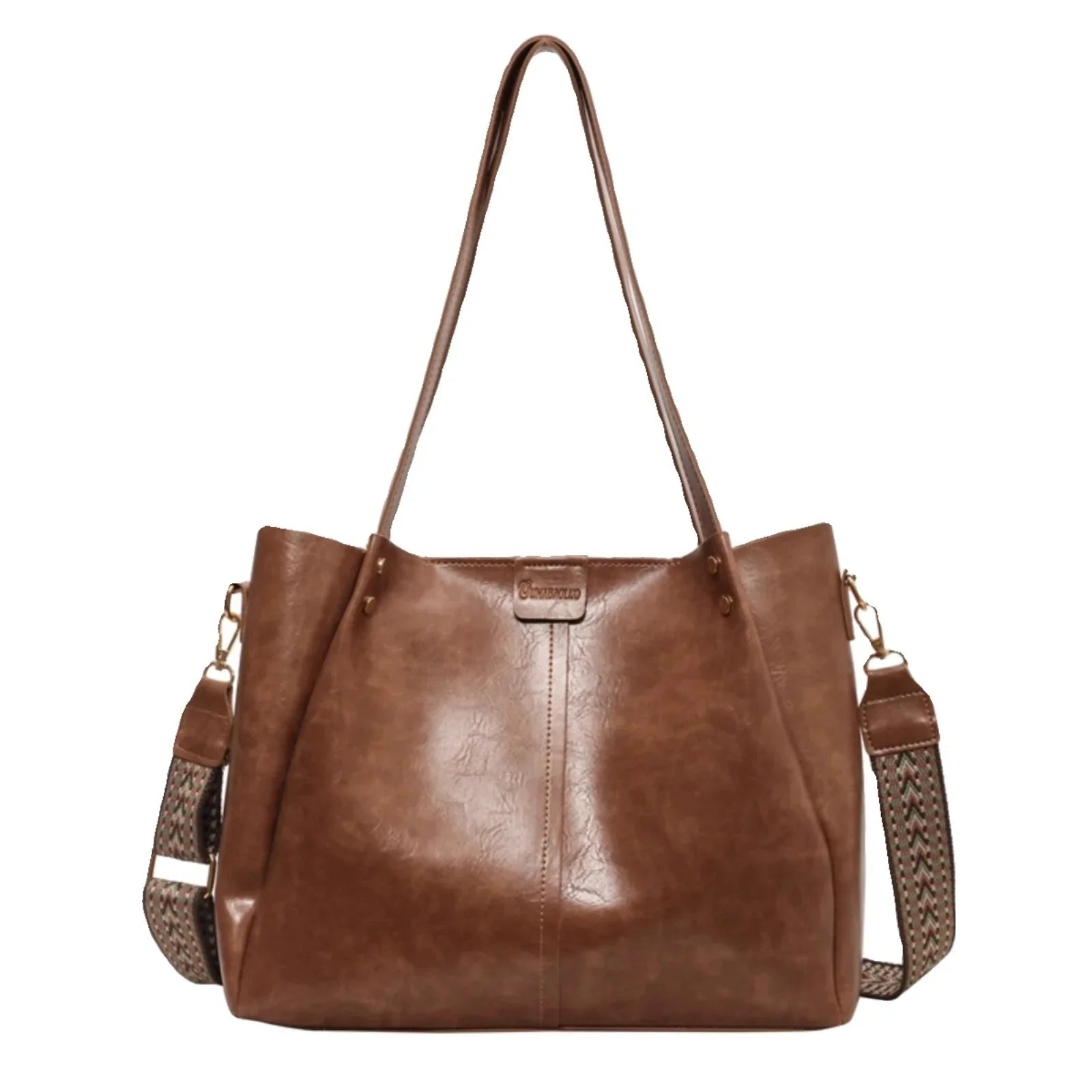 Vintage Style Leather Shoulder Bag Classic - Southern Shores Clothing
