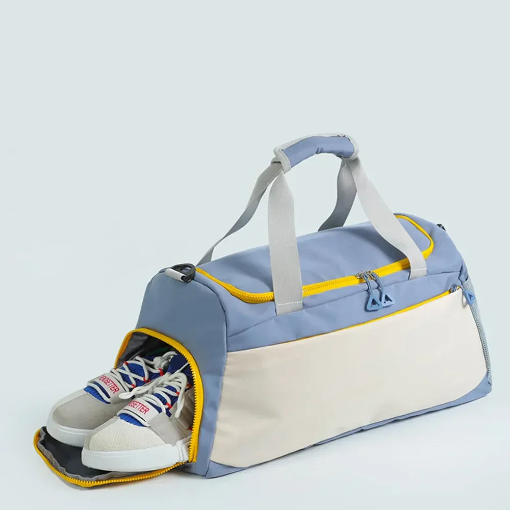 Oxford Cloth Oversize Travel Duffel With Multi-Pocket - Southern Shores Clothing