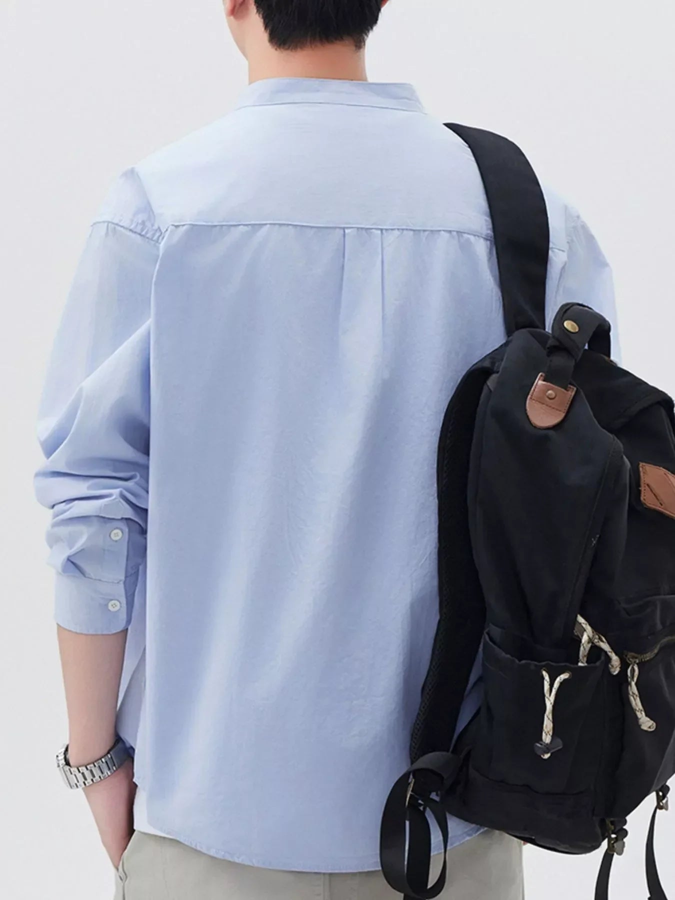 Plus Size Cotton Button Up Long Sleeve Shirt - Southern Shores Clothing