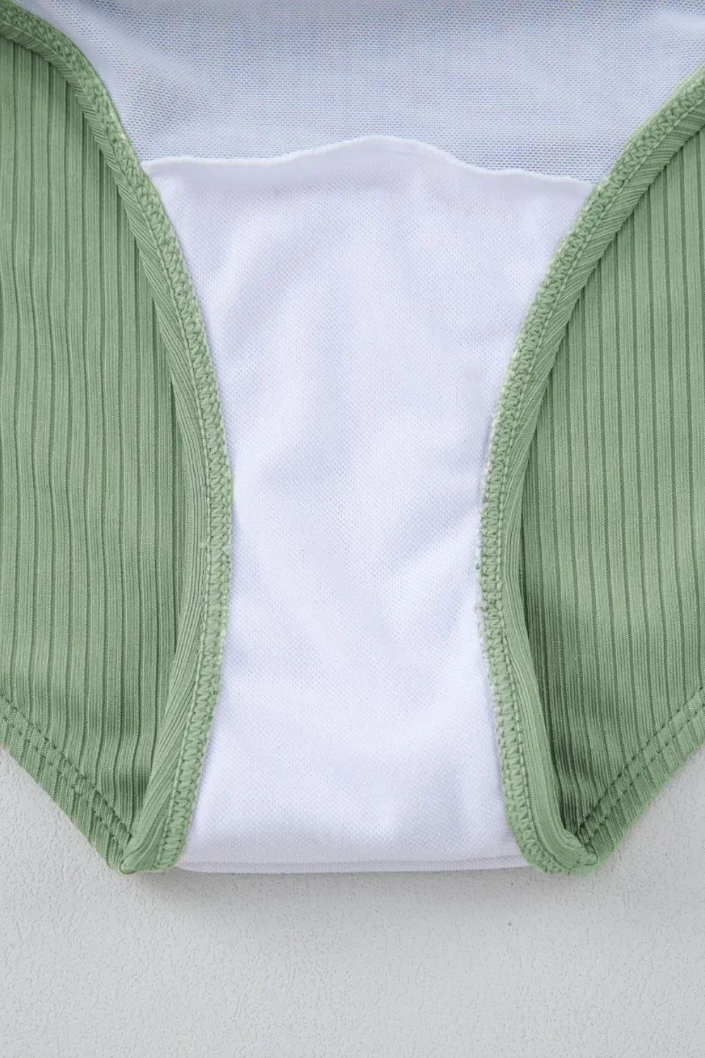 Ribbed Drawstring Cutout One Piece Swimsuit - Southern Shores Clothing