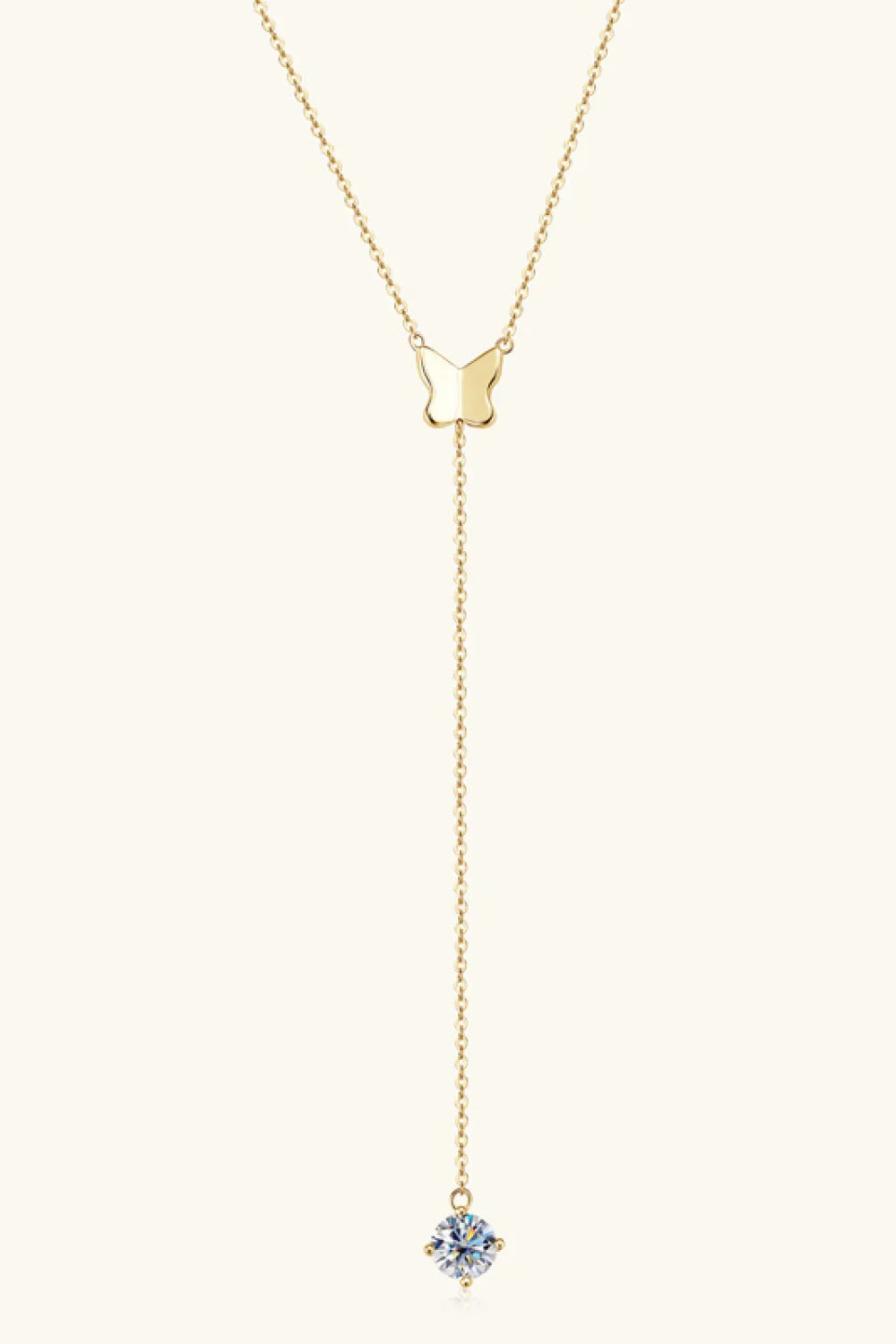 1 Carat Moissanite Sterling Silver Necklace With Sparkle - Southern Shores Clothing