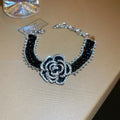 Coastal Copper Rhinestone Flower Bracelet - Southern Shores Clothing