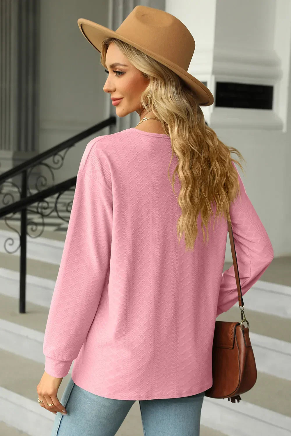 V-Neck Long Sleeve T-Shirt - Southern Shores Clothing