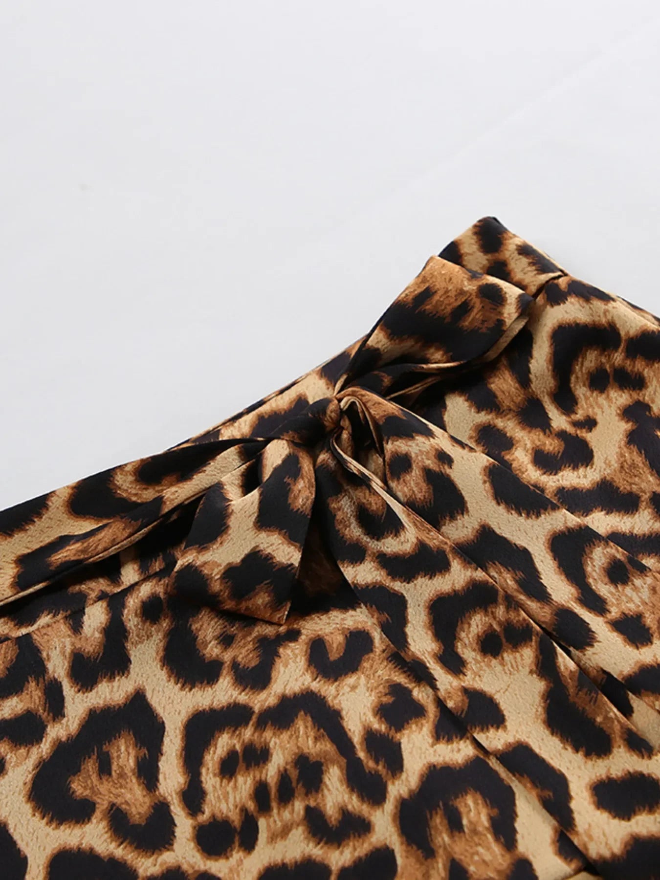 Leopard Print Mini Skirt With Flattering Fit - Southern Shores Clothing