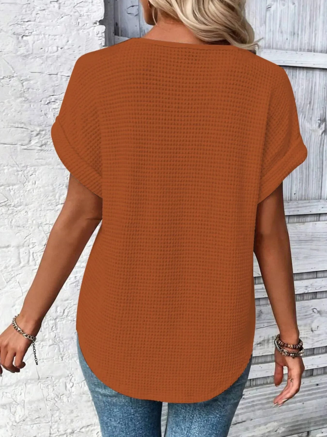 Crochet Lace Short Sleeve T Shirt Casual - Southern Shores Clothing