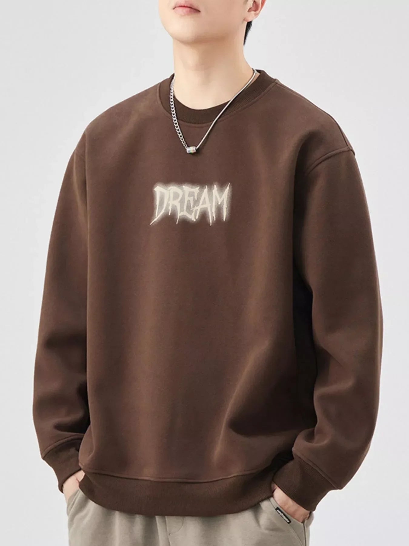 Plus Size Dropped Shoulder Crew Neck Sweatshirt - Southern Shores Clothing