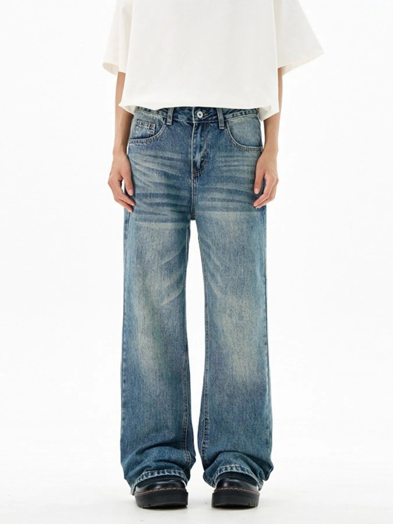 Men's Wide Leg Jeans