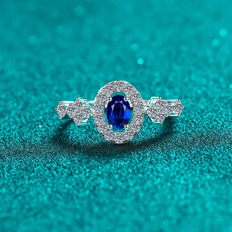 Sterling Silver Moissanite Ring 0.5 Carat - Southern Shores Clothing