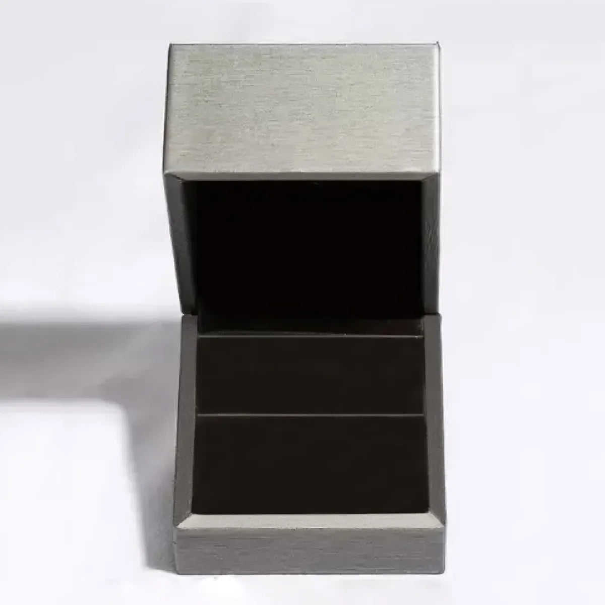 3 Carat Moissanite Square Ring In Platinum Plated Silver