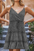 Casual Coastal Ditsy Floral Spaghetti Strap Dress - Southern Shores Clothing