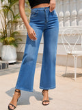 High Rise Wide Leg Denim Jeans Inspired By Charleston - Southern Shores Clothing