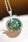 10 Carat Moissanite Platinum-Plated Necklace - Southern Shores Clothing
