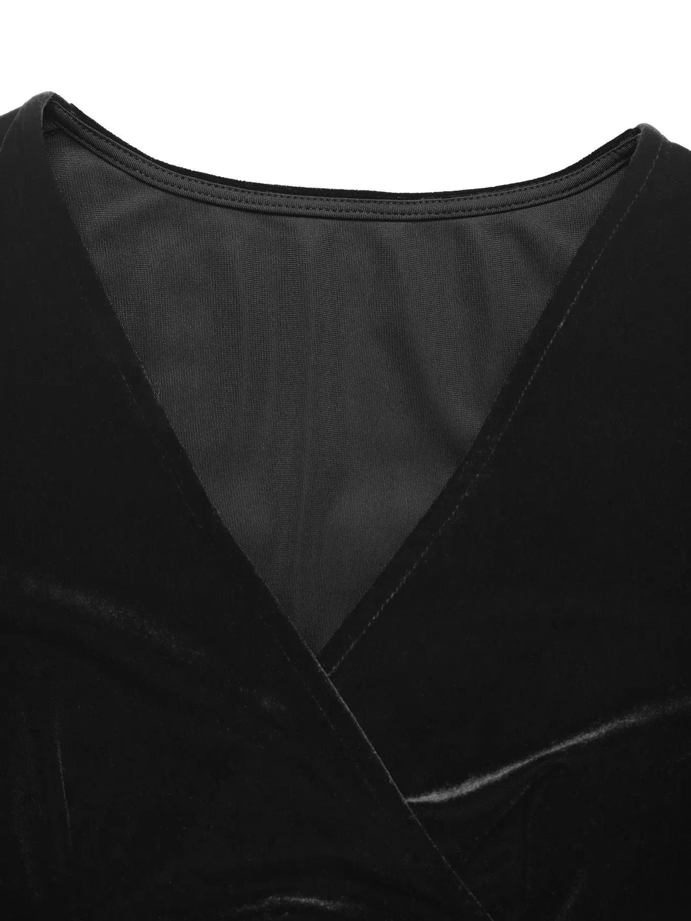 Ruched Surplice Long Sleeve Dress For Coastal Evenings - Southern Shores Clothing