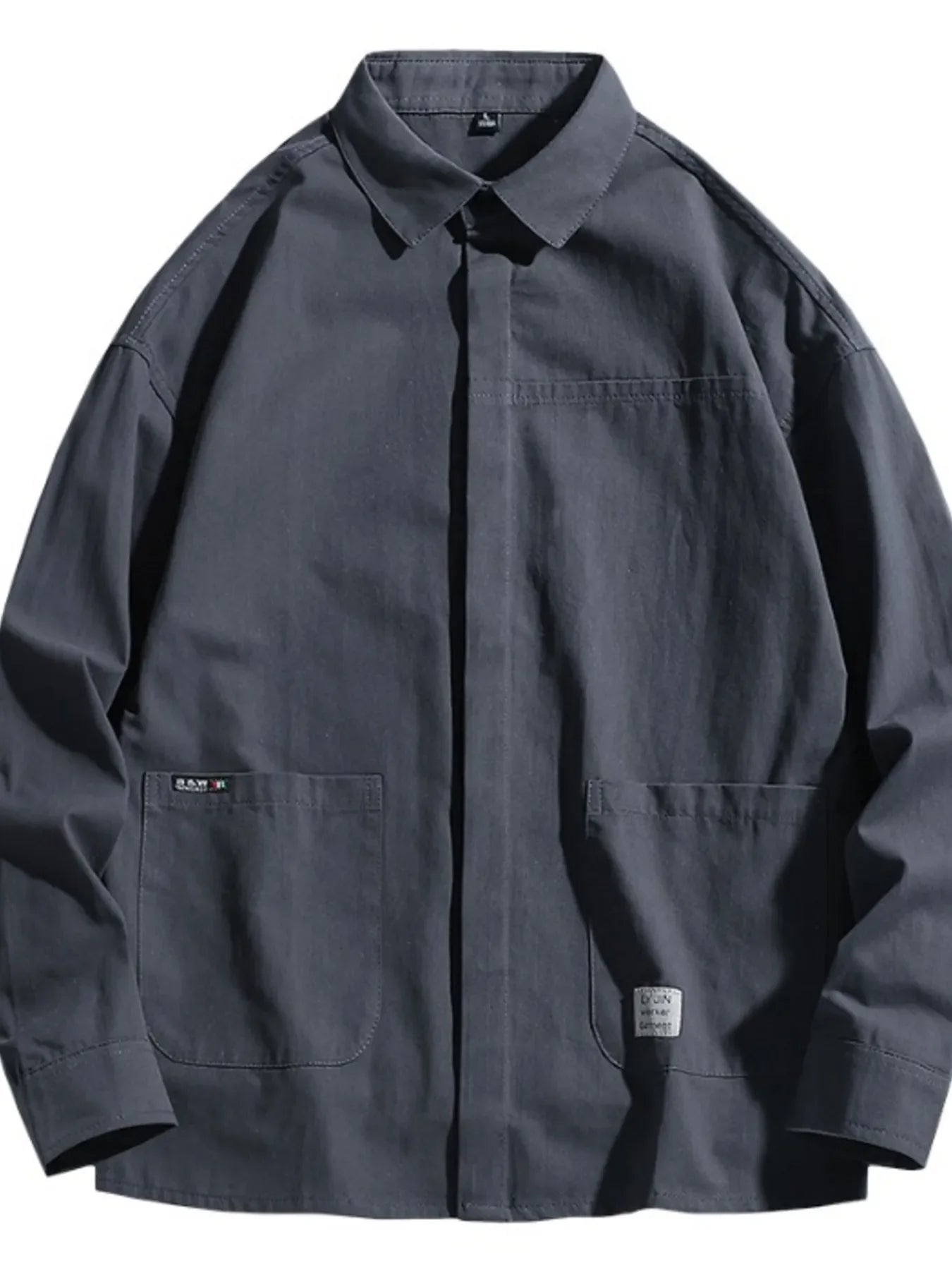 Plus Size Oversized Button Up Shirt With Chest Pocket - Southern Shores Clothing