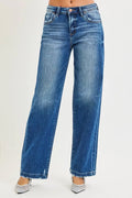 Slouchy Baggy Jeans Plus Size With Pocket Detail - Southern Shores Clothing