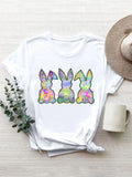 Rabbit Round Neck Short Sleeve T Shirt Top - Southern Shores Clothing